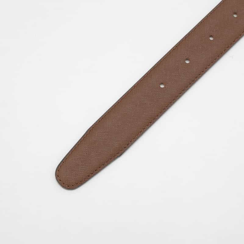 BARNEYS NEW YORK サフィアーノレザーベルト BROWN