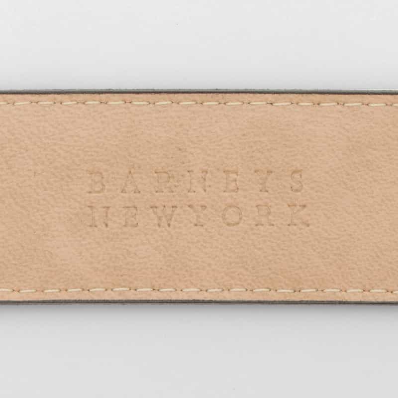 BARNEYS NEW YORK サフィアーノレザーベルト BROWN