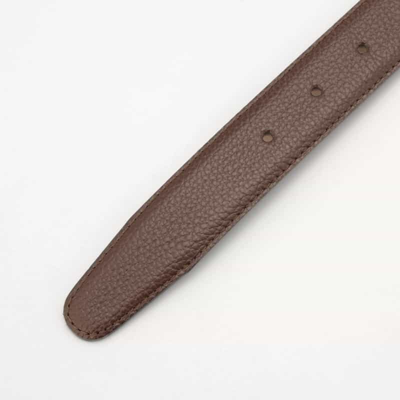 BARNEYS NEW YORK シュリンクレザーベルト BROWN