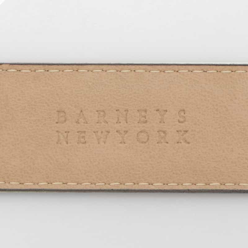 BARNEYS NEW YORK シュリンクレザーベルト BROWN