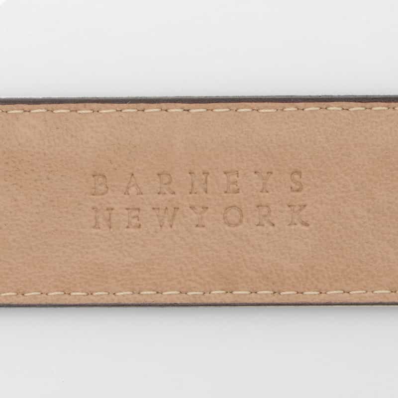 BARNEYS NEW YORK スムースレザーベルト BROWN