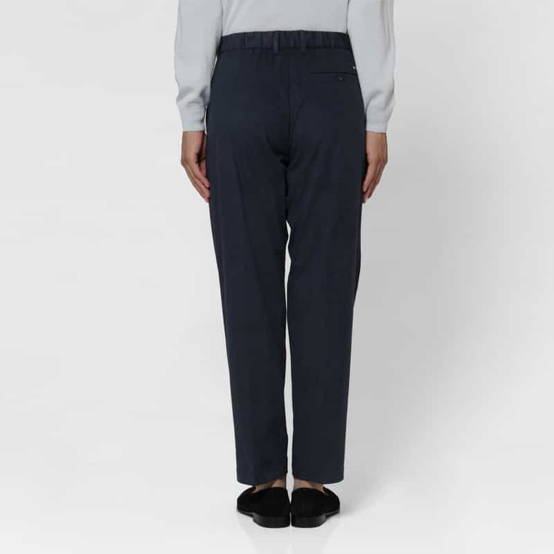 HERNO HERNO＜ヘルノ＞ エコスエード素材イージーパンツ NAVY