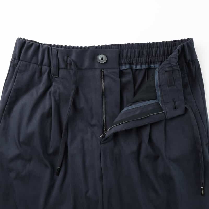 HERNO HERNO＜ヘルノ＞ エコスエード素材イージーパンツ NAVY