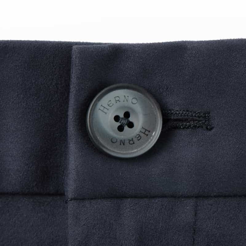 HERNO HERNO＜ヘルノ＞ エコスエード素材イージーパンツ NAVY