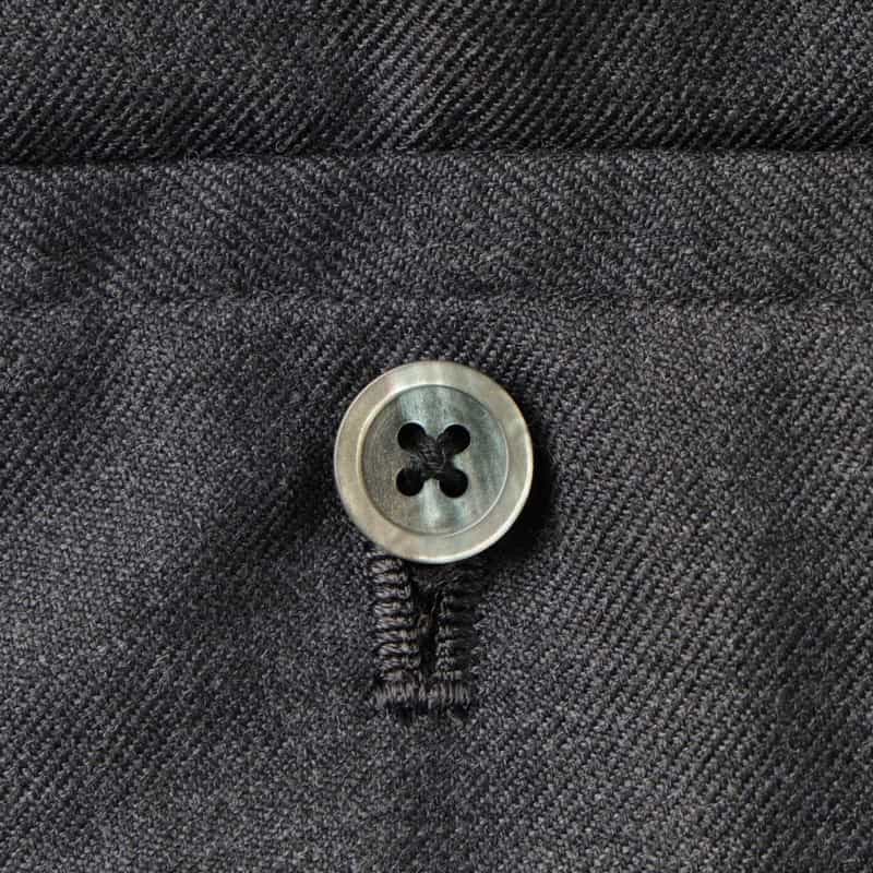 FUMIYA HIRANO FUMIYA HIRANO＜フミヤ ヒラノ＞ ウール素材ストレートパンツ“REGENT" DARK GRAY