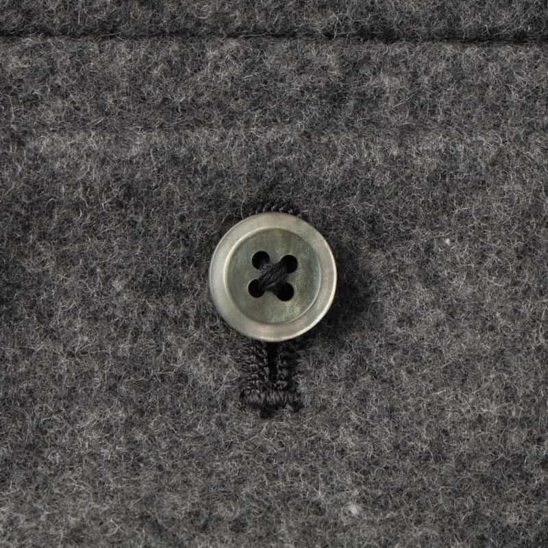 FUMIYA HIRANO FUMIYA HIRANO＜フミヤ ヒラノ＞ フランネル素材ストレートパンツ“REGENT" LIGHT GRAY
