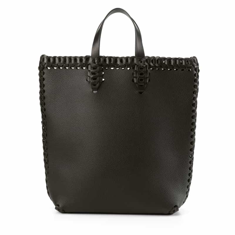 IL MICIO IL MICIO＜イル ミーチョ＞レザートートバッグ“B2-1" BLACK