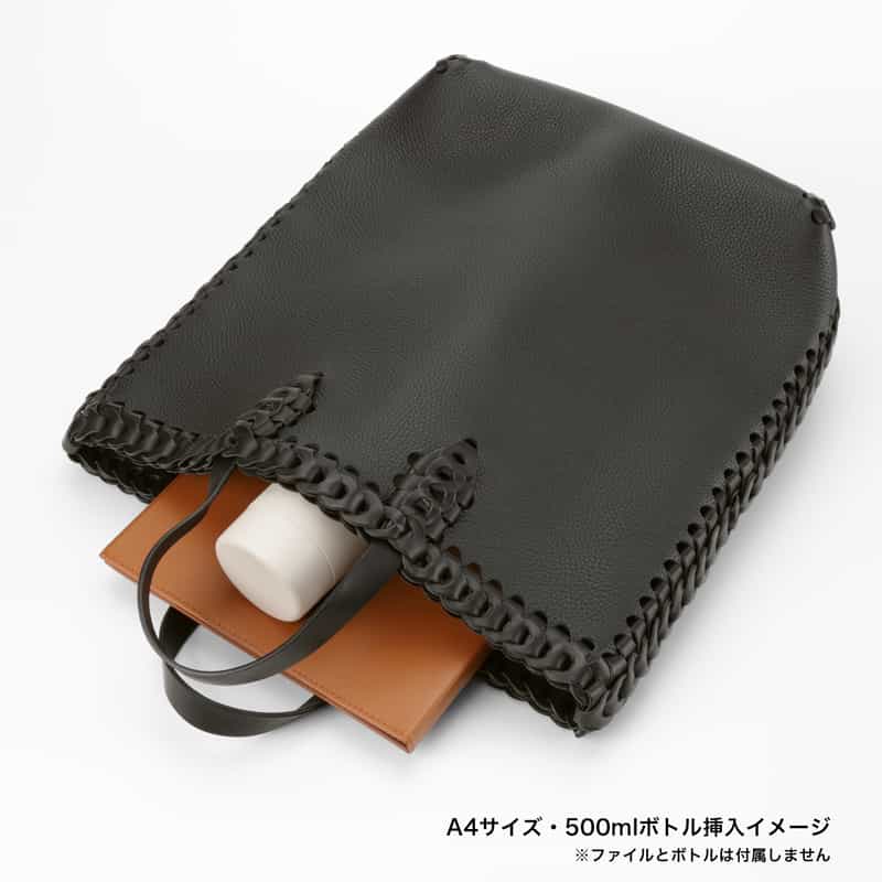 IL MICIO IL MICIO＜イル ミーチョ＞レザートートバッグ“B2-1" BLACK