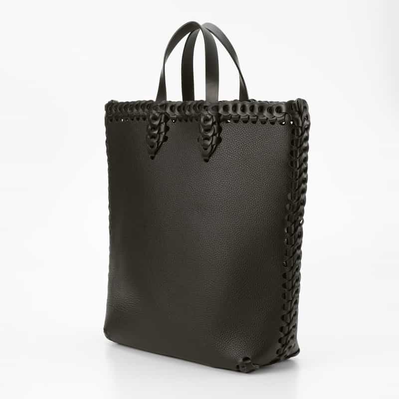 IL MICIO IL MICIO＜イル ミーチョ＞レザートートバッグ“B2-1" BLACK