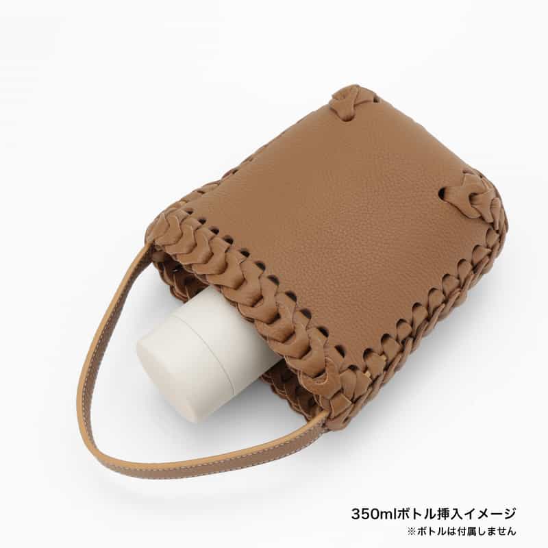 IL MICIO IL MICIO＜イル ミーチョ＞レザーバケツバッグ“B2-6S" LIGHT BROWN