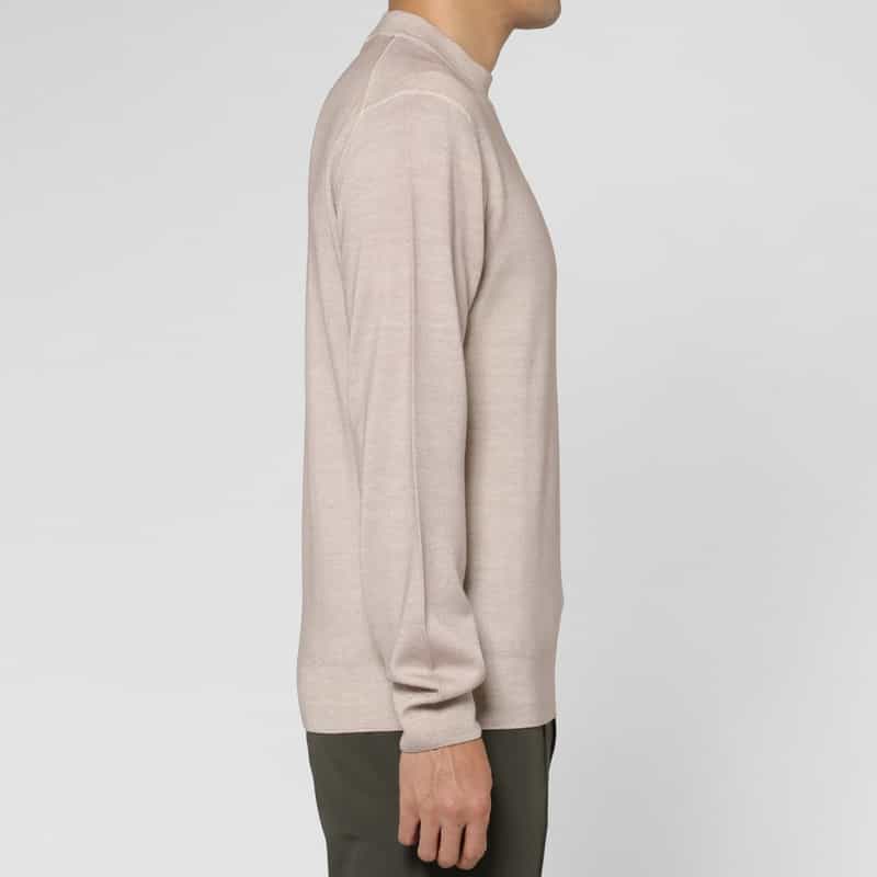 CRUCIANI CRUCIANI＜クルチアーニ＞ モックネックニットプルオーバー BEIGE
