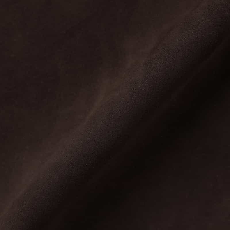 CINQUANTA CINQUANTA＜チンクワンタ＞ ジップアップ ゴートスエードジャケット DARK BROWN