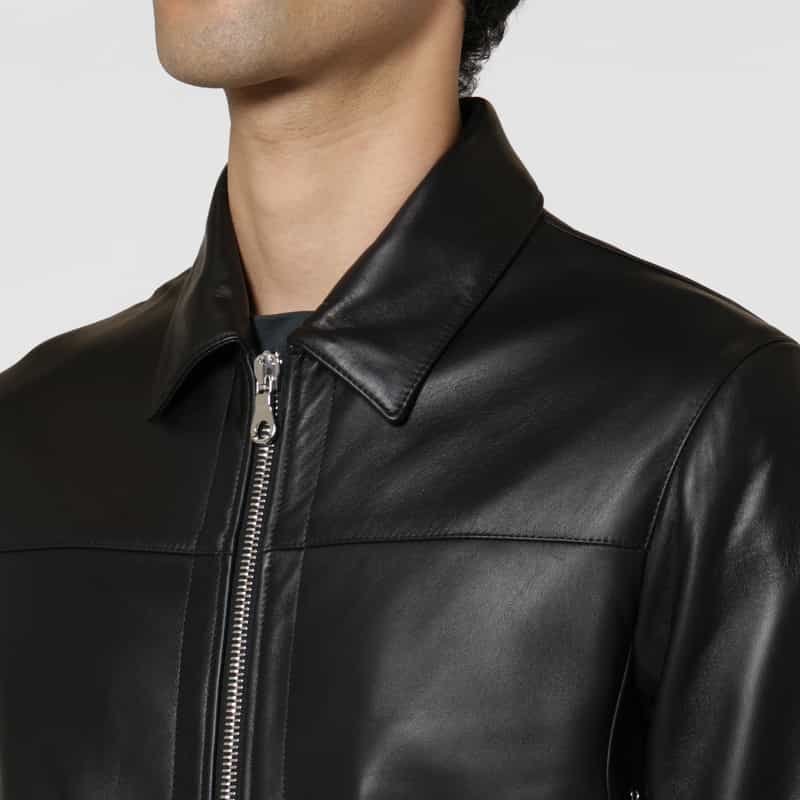 CINQUANTA CINQUANTA＜チンクワンタ＞ ジップアップライダースジャケット BLACK