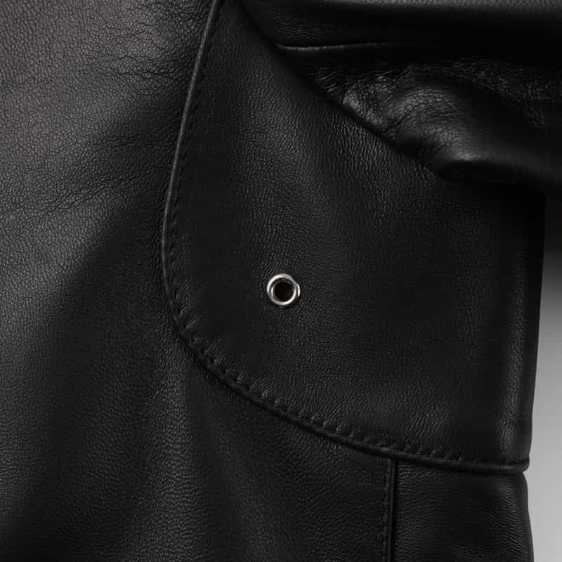 CINQUANTA CINQUANTA＜チンクワンタ＞ ジップアップライダースジャケット BLACK