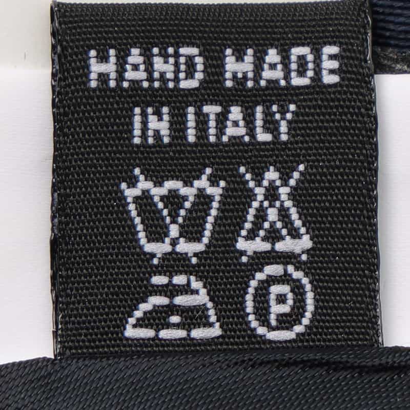 LUIGI  BORRELLI LUIGI BORRELLI＜ルイジボレッリ＞ シルクサテン素材ソリッドタイ NAVY