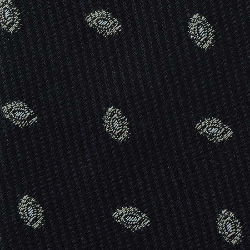 LUIGI  BORRELLI LUIGI BORRELLI＜ルイジボレッリ＞ 小紋柄タイ NAVY