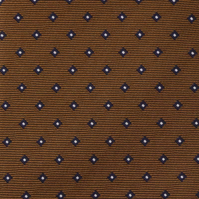 LUIGI  BORRELLI LUIGI BORRELLI＜ルイジボレッリ＞ 小紋柄タイ BROWN