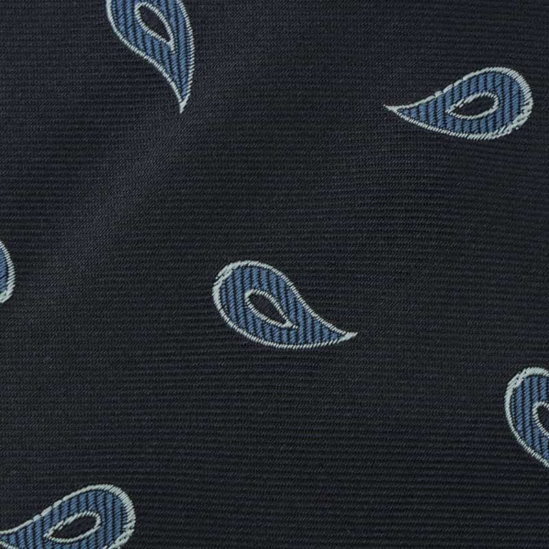 LUIGI  BORRELLI LUIGI BORRELLI＜ルイジボレッリ＞ ペイズリー柄タイ NAVY