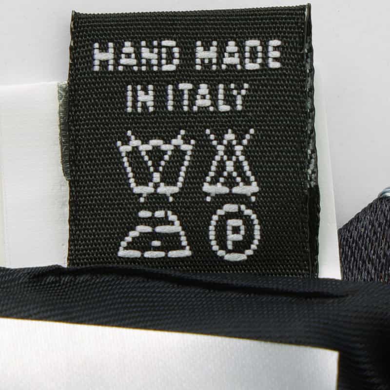 LUIGI  BORRELLI LUIGI BORRELLI＜ルイジボレッリ＞ リーフ×小紋柄タイ NAVY