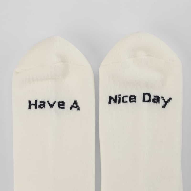 ROSTER SOX ROSTERSOX＜ロスターソックス＞ バーニーズ　ニューヨーク限定リブソックス（ゴルフベア） WHITE