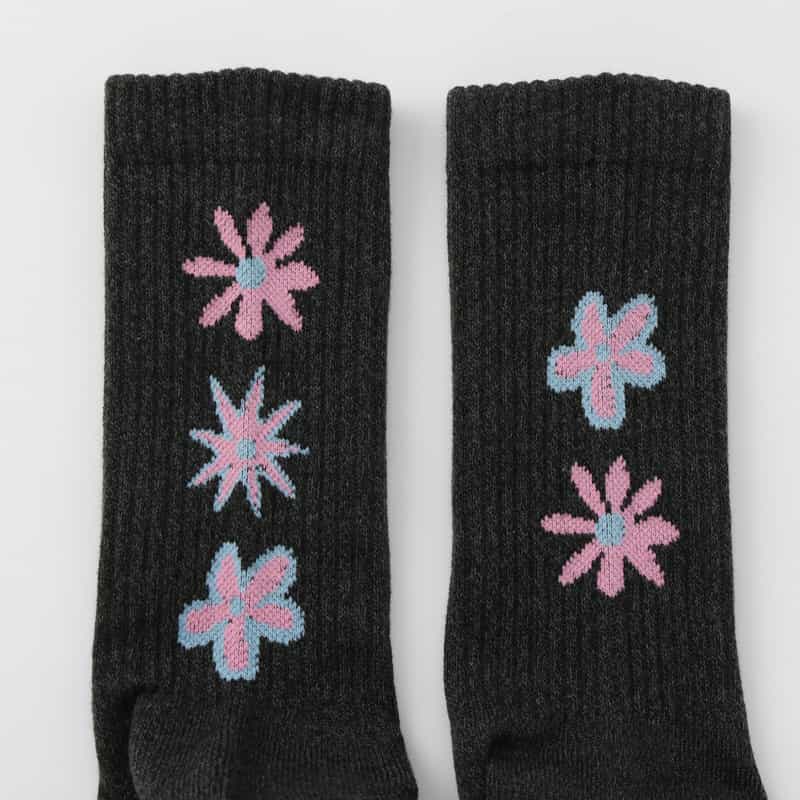 ROSTER SOX ROSTERSOX＜ロスターソックス＞ ソックス（フラワー） BLACK