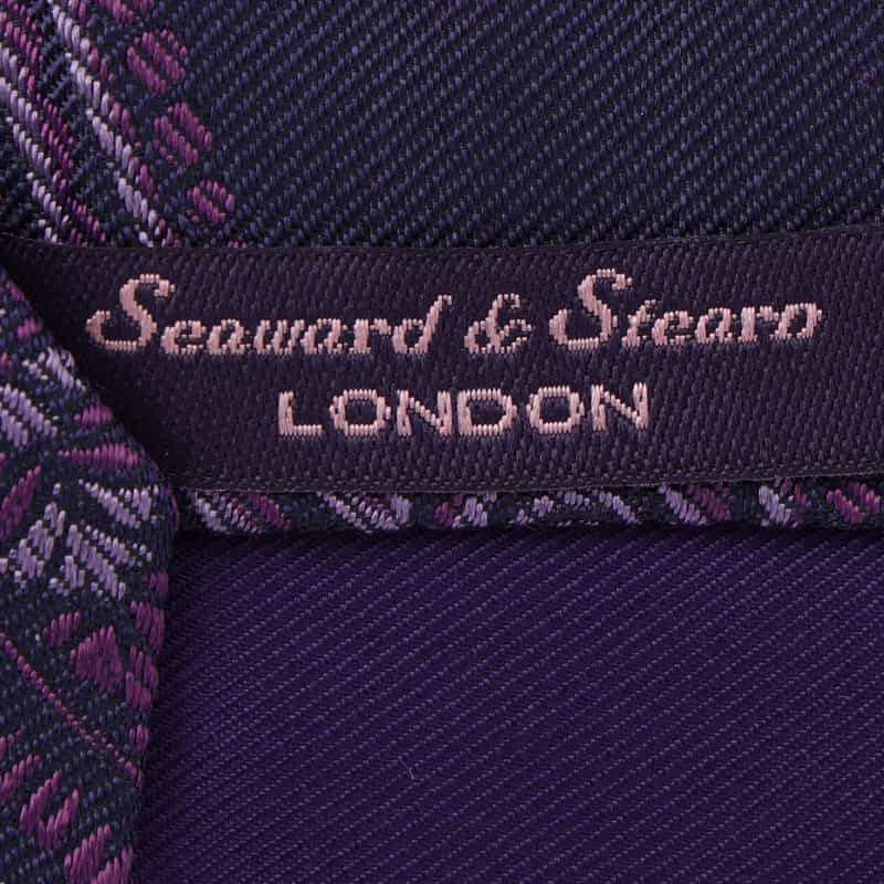 SEAWARD＆STEARN SEAWARD＆STEARN＜シーワード＆スターン＞ ペイズリー柄タイ NAVY