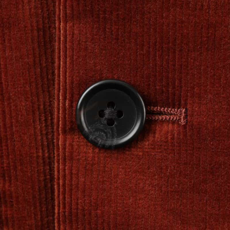 BARNEYS NEW YORK セットアップ コーデュロイ素材ダブルブレストジャケット BROWN
