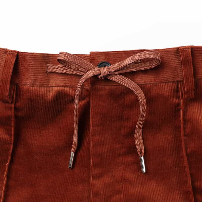 BARNEYS NEW YORK セットアップ コーデュロイ素材ストレッチパンツ BROWN