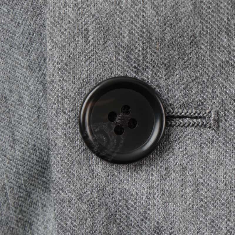 BARNEYS NEW YORK セットアップ ヘリンボーン柄ダブルブレストデニムジャケット LIGHT GRAY