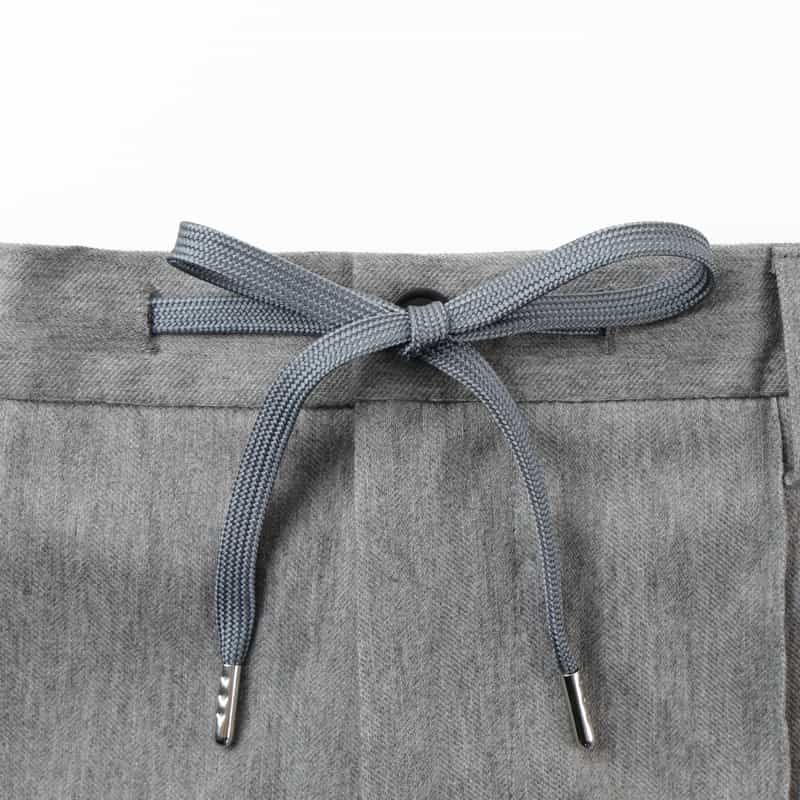 BARNEYS NEW YORK セットアップ ヘリンボーン柄デニムパンツ LIGHT GRAY