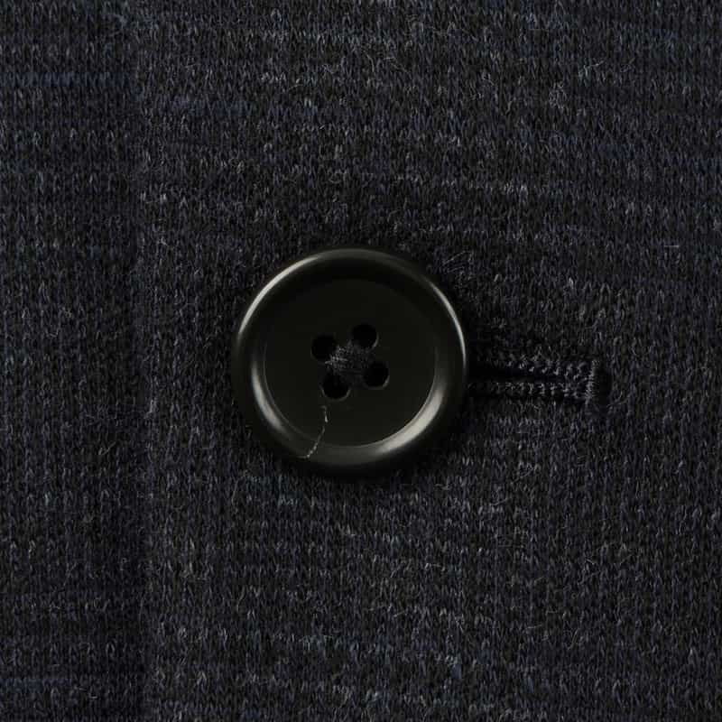 BARNEYS NEW YORK セットアップ グレンチェック柄ジャージージャケット NAVY
