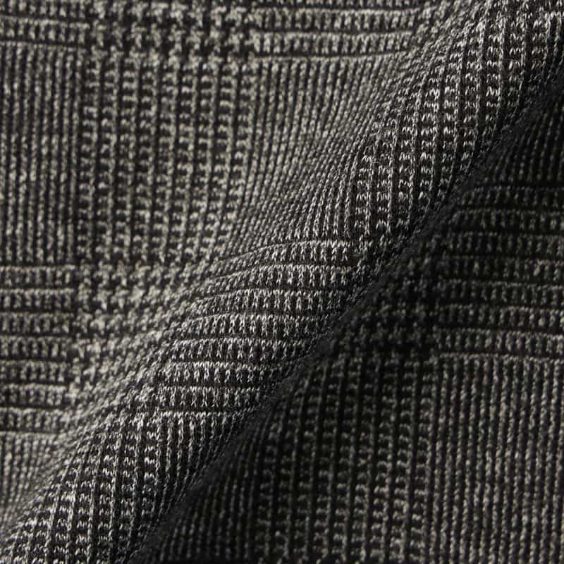 BARNEYS NEW YORK セットアップ グレンチェック柄ジャージージャケット GRAY