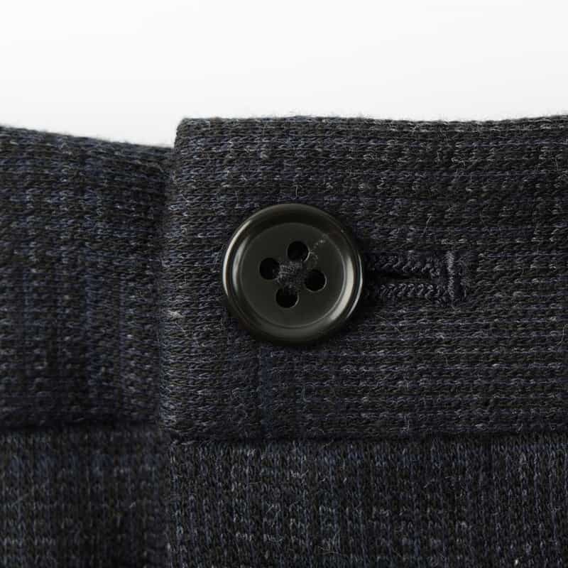 BARNEYS NEW YORK セットアップ グレンチェック柄ジャージーパンツ NAVY