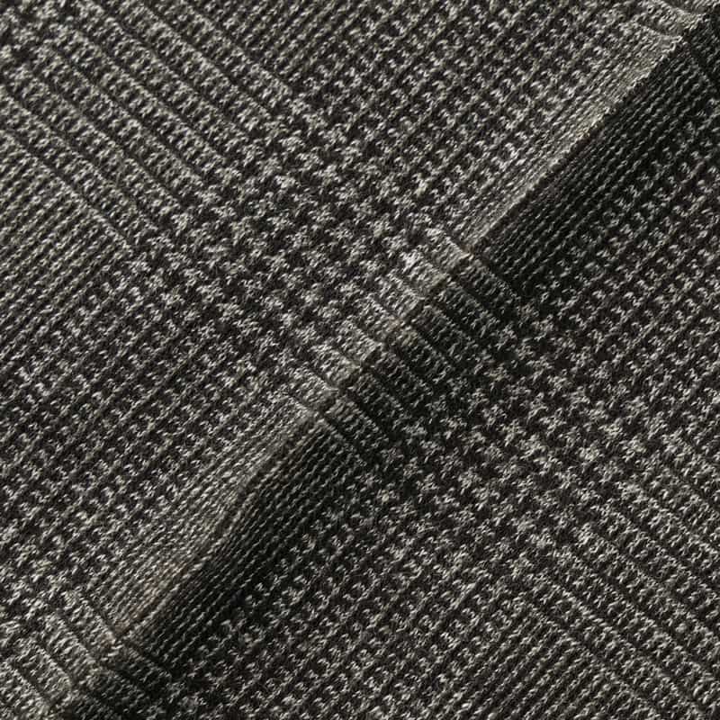 BARNEYS NEW YORK セットアップ グレンチェック柄ジャージーパンツ GRAY