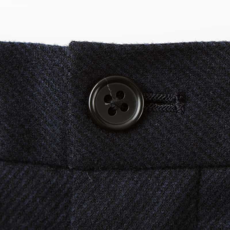 BARNEYS NEW YORK セットアップ フランネルニット素材イージーパンツ NAVY