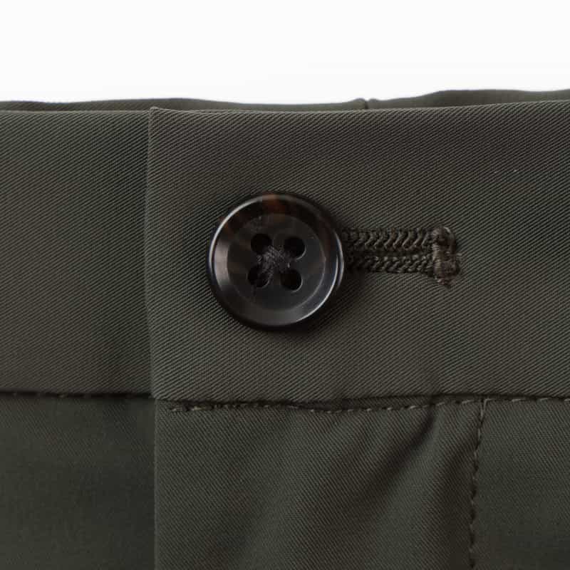 BARNEYS NEW YORK セットアップ ストレッチ素材イージーパンツ KHAKI