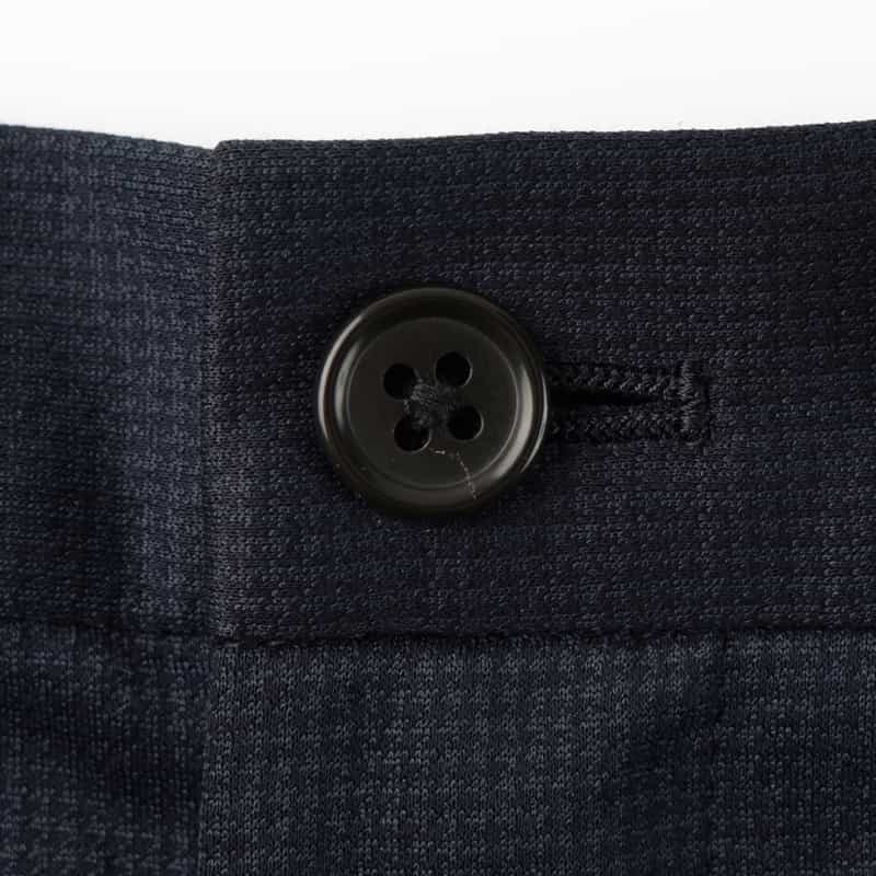 BARNEYS NEW YORK セットアップ メッシュストレッチ素材ストレートパンツ NAVY