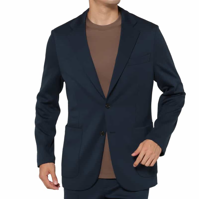 BARNEYS NEW YORK セットアップ ウール素材シングルジャケット（REDA社製ウール使用） BLUE