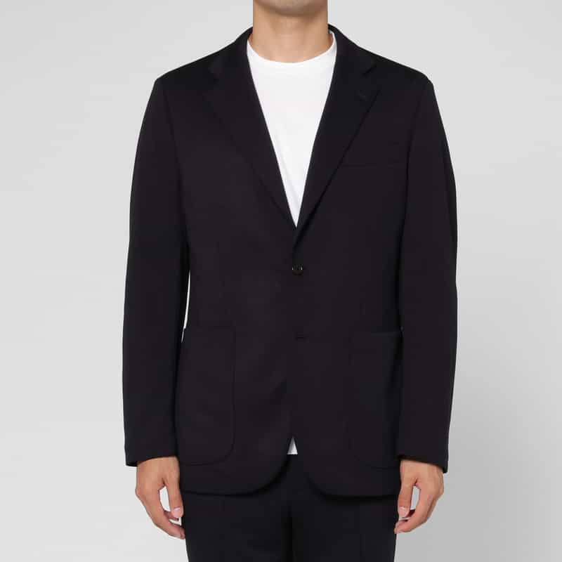 BARNEYS NEW YORK セットアップ ウール素材シングルジャケット（REDA社製ウール使用） NAVY