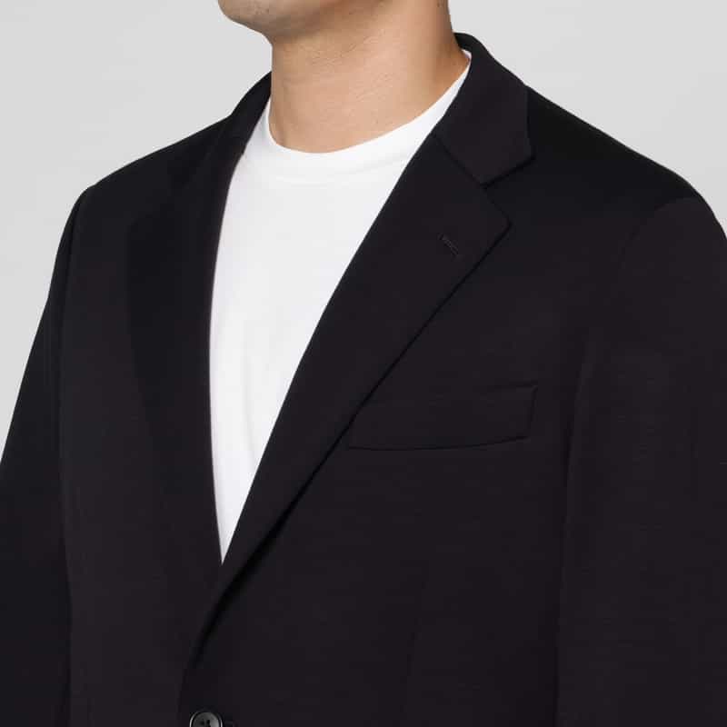 BARNEYS NEW YORK セットアップ ウール素材シングルジャケット（REDA社製ウール使用） NAVY
