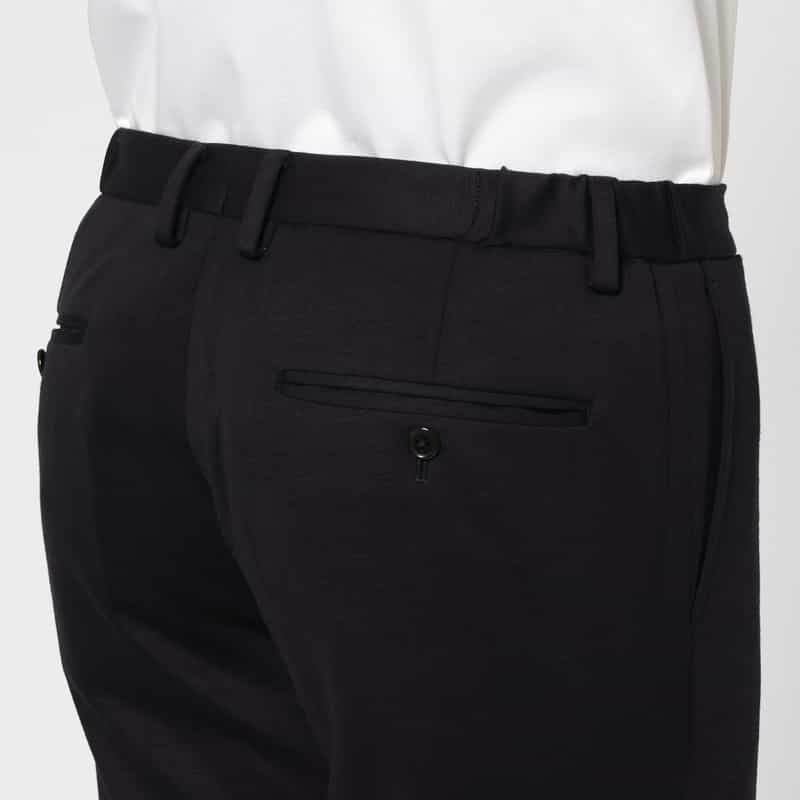 BARNEYS NEW YORK セットアップ ウール使用ストレッチパンツ（REDA社製ウール使用） NAVY