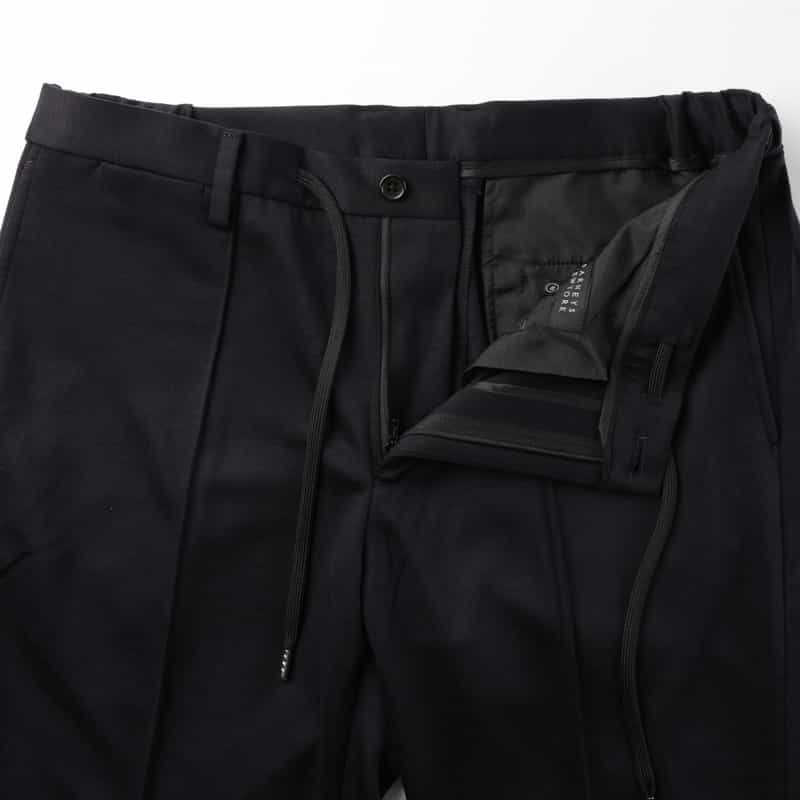 BARNEYS NEW YORK セットアップ ウール使用ストレッチパンツ（REDA社製ウール使用） NAVY