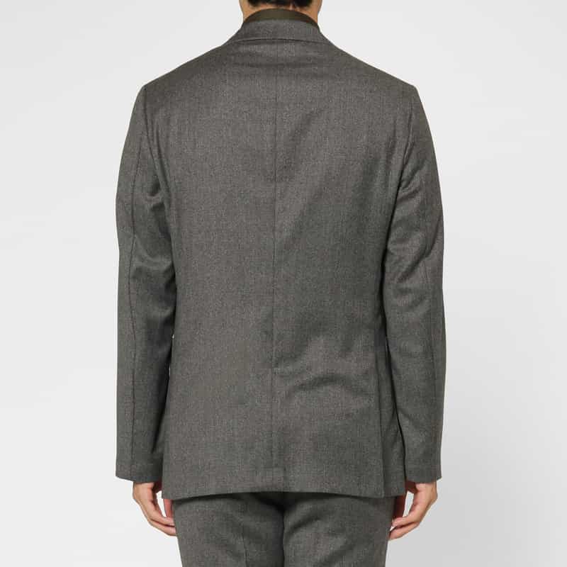 BARNEYS NEW YORK セットアップ フランネル素材シングルジャケット（REDA社製生地使用） GRAY
