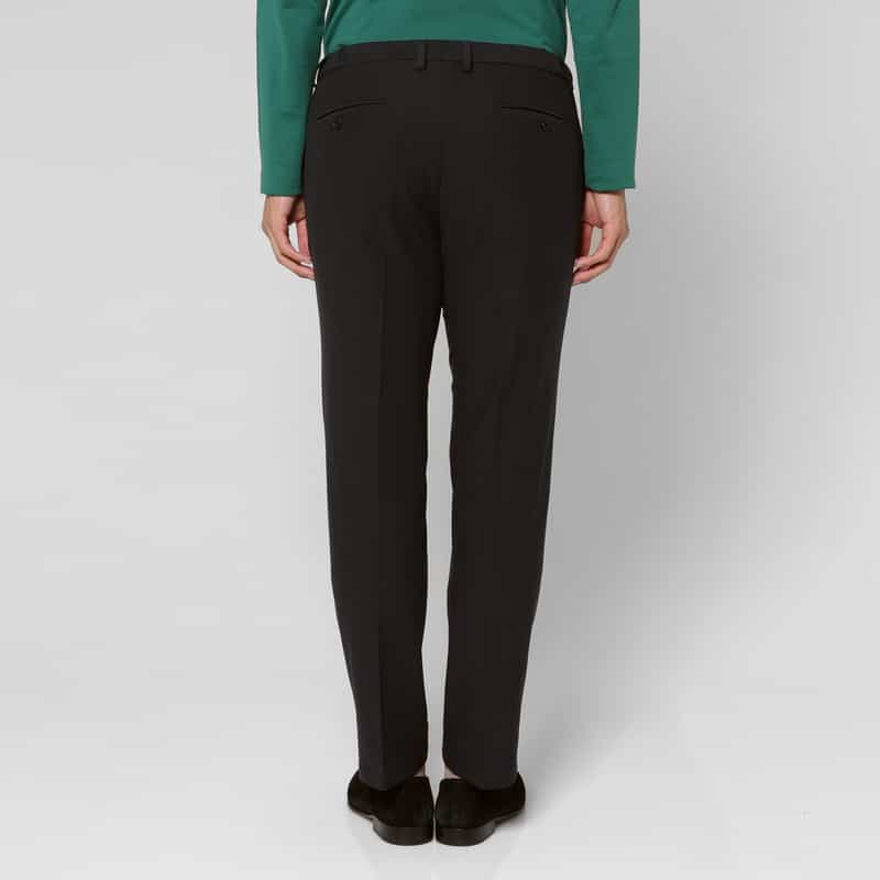 BARNEYS NEW YORK セットアップ スエードジャージー素材イージーパンツ BLACK