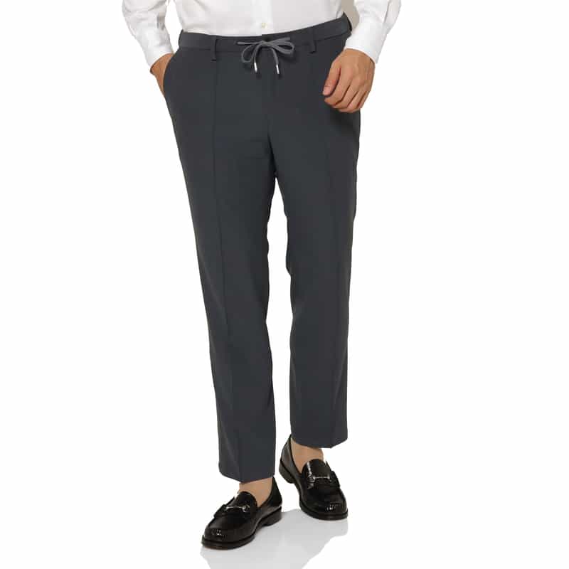 BARNEYS NEW YORK セットアップ スエードジャージー素材イージーパンツ GRAY
