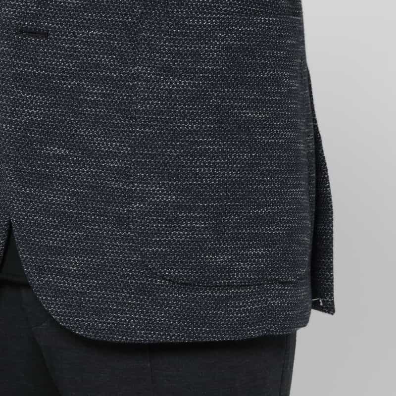 BARNEYS NEW YORK ジャージー素材カジュアルシングルジャケット NAVY
