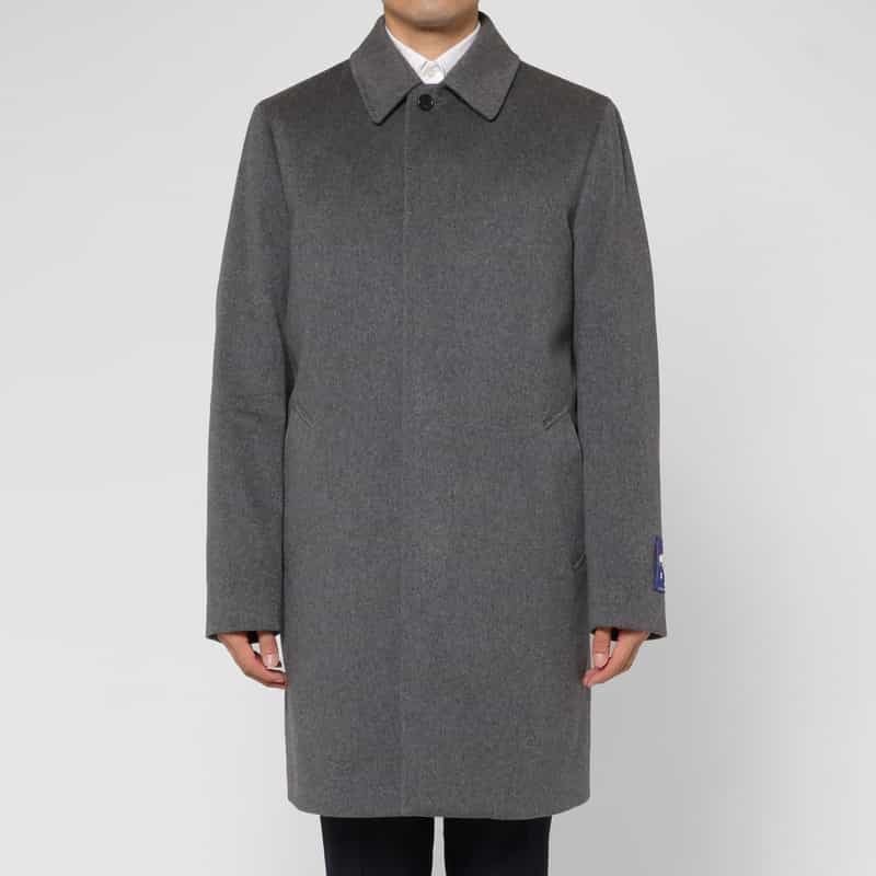 BARNEYS NEW YORK カシミヤ100％ステンカラーコート GRAY