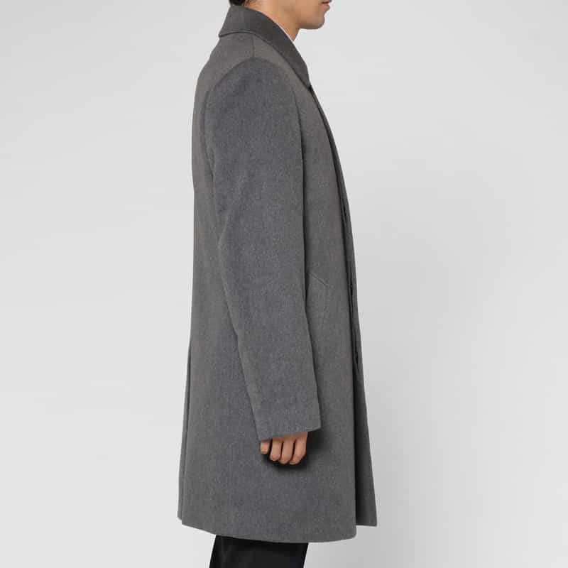 BARNEYS NEW YORK カシミヤ100％ステンカラーコート GRAY