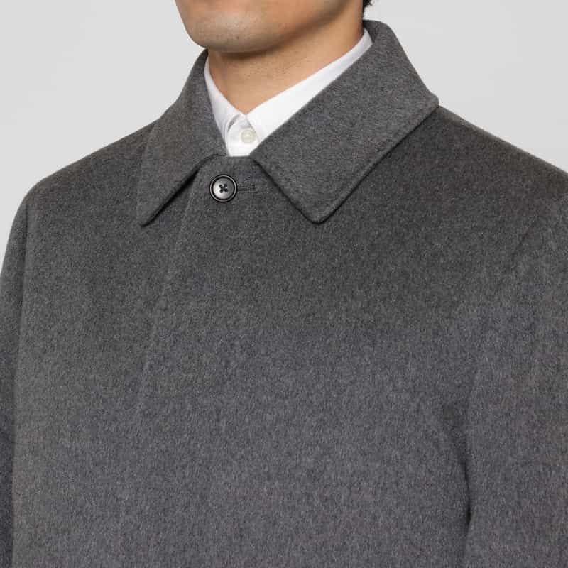 BARNEYS NEW YORK カシミヤ100％ステンカラーコート GRAY