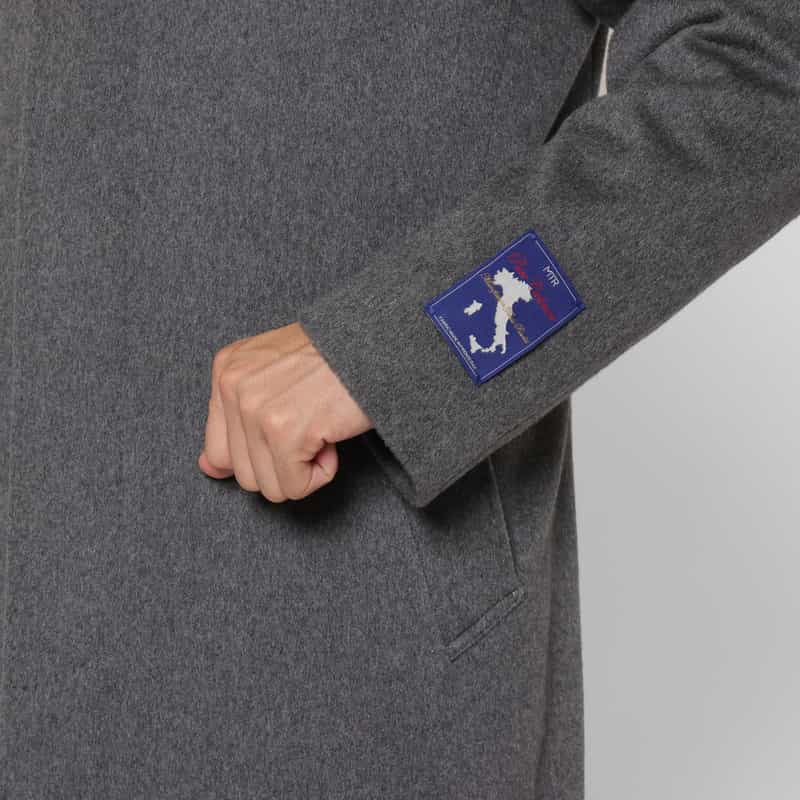 BARNEYS NEW YORK カシミヤ100％ステンカラーコート GRAY